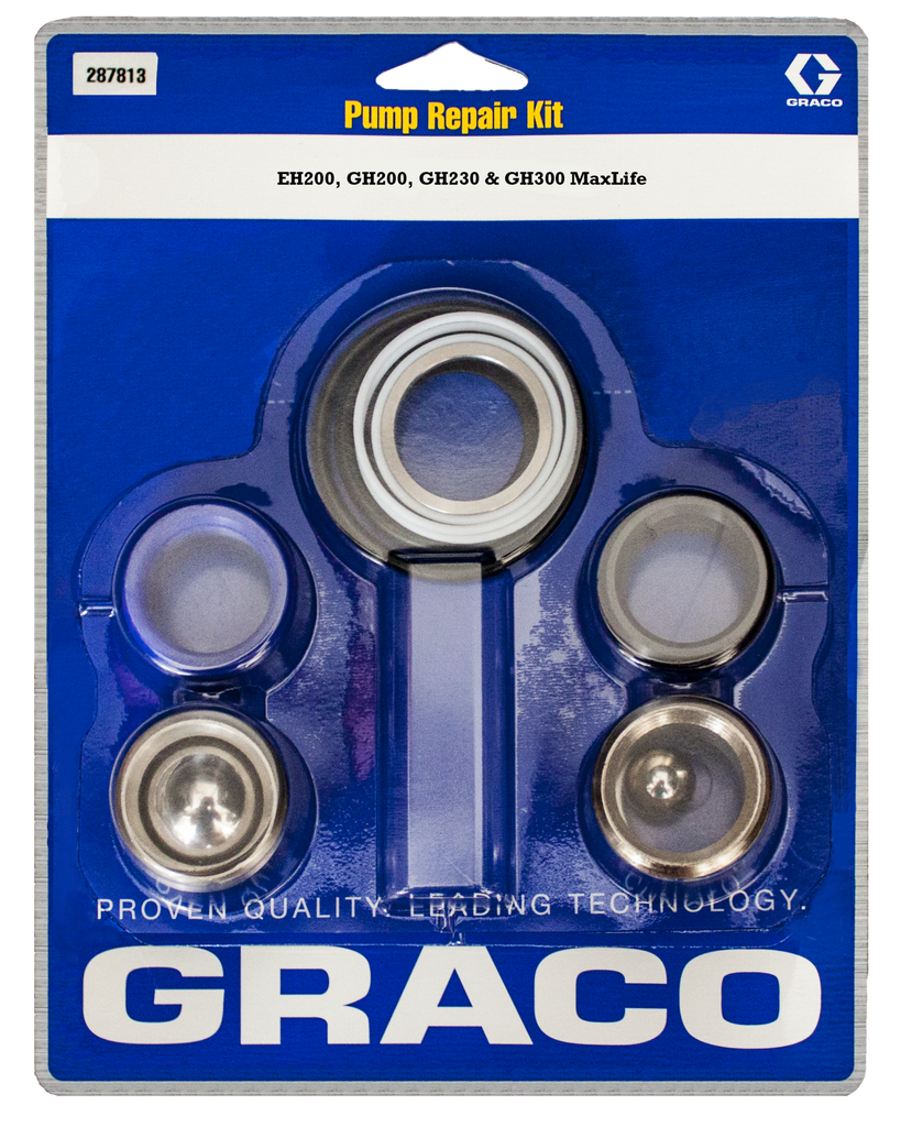 Graco OEM Packing Kit 287-813 for EH200,GH200,GH230 GH300 MaxLife SHIPPING INCLUDED