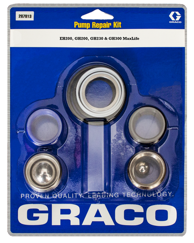 Graco OEM Packing Kit 287-813 for EH200,GH200,GH230 GH300 MaxLife SHIPPING INCLUDED